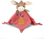 STERNTALER 3212107 Schmusetuch Esel Emmily in Hellrot, 26 cm