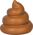 BRUNNEN 1027427 Radiergummi &bdquo;Hunde Poop&ldquo; 3D, braun