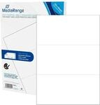 MediaRange Etiketten 50 Blatt DIN A4, 210 x 99 mm, 150 St&uuml;ck