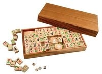 PHILOS 6323 Mah Jongg, aus Holz, mit arabischen Zahlen