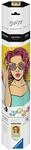 Ravensburger 25857 CreArt Canvas Leinwand - PopArt Lady in Pink
