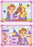 Ravensburger 25878 CreArt, Malen nach Zahlen Junior - Kleine Prinzessin