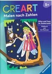 Ravensburger 48854 CreArt Malen nach Zahlen ab 5 - Elfen und Feen im Zauberwald
