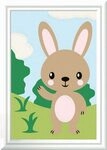 Ravensburger 12023101 CreArt, Malen nach Zahlen Kinder - S&uuml;&szlig;er Hase