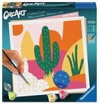 Ravensburger 12023141 CreArt, Malen nach Zahlen Adults Trend - Bunte Kakteen