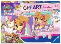 Ravensburger 12023167 CreArt, Malen nach Zahlen Junior &ndash; Paw Patrol mit Skye