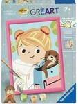 Ravensburger 12023308 Ravensburger CreArt - Tilli & Otti - Malen nach Zahlen...