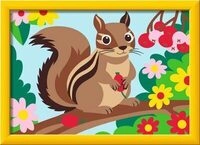 Ravensburger 12023127 CreArt, Malen nach Zahlen Kinder - Streifenh&ouml;rnchen
