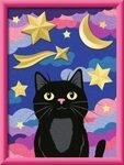 Ravensburger 12023069 CreArt, Malen nach Zahlen mit Gips gie&szlig;en - Sternenkatze