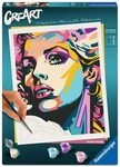 Ravensburger 12023274 CreArt Adults Trend - Farbenfrohe Frau