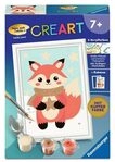 Ravensburger 12023171 CreArt, Malen nach Zahlen Kinder - Sternen-Fuchs