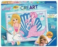 Ravensburger 12023190 CreArt, Malen nach Zahlen Kinder Mermaid Magic - Merlinda