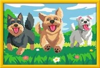 Ravensburger 12023135 CreArt, Malen nach Zahlen Kinder - Pfotenfreunde