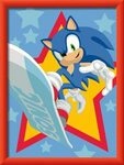 Ravensburger 12023133 CreArt, Malen nach Zahlen Kinder Sonic the Hedgehog - Rasender