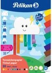 Pelikan Tonpapier Block 23 x 33 cm, 20 Blatt in 11 Farben, Rainbow