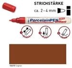 KREUL 16410 PorcelainPen brillant 160&deg;C Cognac