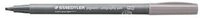 STAEDTLER&reg; pigment calligraphy 375 Fasermaler mit Kalligraphiespitze, warmgrau...