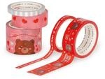 LEGAMI TAP0011 5er-Set dekorative Papierklebeb&auml;nder Teddy Bear - Tape by Tape