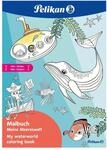 Pelikan Malbuch Blue Sea mit Stickern MBmS48 Seiten FSC
