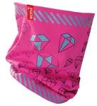 Roth Schlauchschal Diamant, relfektierend, pink