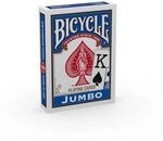 Bicycle&reg; Kartenspiel Rider Back Jumbo Index, 1 Packung, 2-fach sortiert
