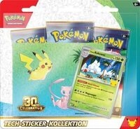POKEMON 14498 PKM Pok&eacute;mon Tech-Sticker-Kollektion 30 Jahre - sortiert