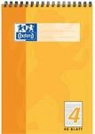 Oxford Spiralschulblock A5, 40 Blatt, gelocht, Lineatur 4