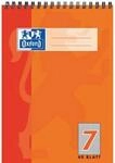 Oxford Spiralschulblock A5, 40 Blatt, gelocht, Lineatur 7