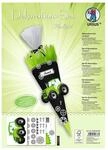 URSUS Dekorationsset Traktor, 4 Bogen Bastelkarton DIN A4