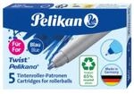 Pelikan Twist&reg; eco Tintenroller-Patronen f&uuml;r Pelikano&reg;/ Twist&reg; , Blau, 5...