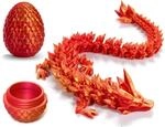 Triton-X MagiX Dragon Egg Yorin 22,5 cm Dragon und 8 cm Dragon Egg rot