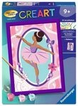 Ravensburger 12023183 CreArt, Malen nach Zahlen Kinder - Primaballerina