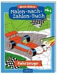 ars Edition Mein dickes Malen nach Zahlen Buch &ndash; Fahrzeuge