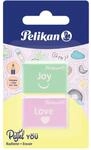 Pelikan Radierer Pastell You 2er Set, 1 Set, 3-fach sortiert