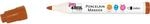 KREUL 16329 Porcelain Marker medium, Braun