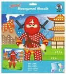 URSUS Moosgummi Mosaikbild Ninja mit Glitter