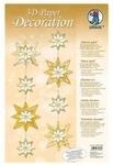 URSUS 3D Paper Decoration Sterne gold