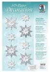 URSUS 3D Paper Decoration Sterne silber