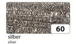 folia Chenilledraht silber L 50 cm &Oslash; 8 mm