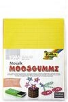 Folia Moosgummi Mosaik, selbstklebend, 6 B&ouml;gen, ca. 15 x 20 cm, 2 mm stark, farbig