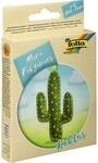 Folia Filz N&auml;hset f&uuml;r Kinder Mini Filzinie, Anh&auml;nger Kaktus, 6 teilig
