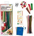 Folia Chenilledraht Bastelset WINTER, 199 Teile