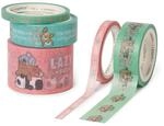 LEGAMI TAP0007 5er-Set dekorative Papierklebeb&auml;nder Cute Animals - Tape by Tape