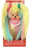 Sekiguchi Monchhichi M&auml;dchen mit 6 farbigen Z&ouml;pfen, 20 cm