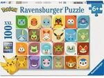 Ravensburger 12004320 Kinderpuzzle 100 XXL Teile - Pok&eacute;mon - Pok&eacute;mon Gesichter