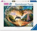 Ravensburger 12001711 Erwachsenenpuzzle 1000 Teile - Sprung in den Sonnenuntergang