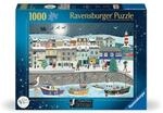 Ravensburger 12001628 Weihnachtspuzzle 1000 Teile - Weihnachten am Hafen