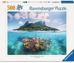 Ravensburger 12001798 Erwachsenenpuzzle 500 Teile - Insel und Korallenwelt