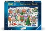 Ravensburger 12001758 Weihnachtspuzzle 1000 Teile - Zauberhafte Weihnachtsstadt