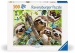 Ravensburger 12000203 Erwachsenenpuzzle 500 Teile - Faultier Selfie